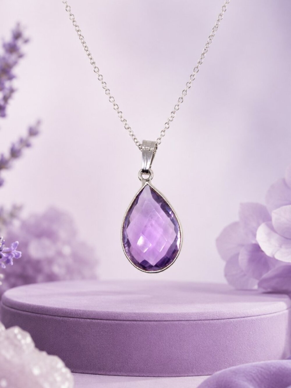 Lavender Moon Necklace